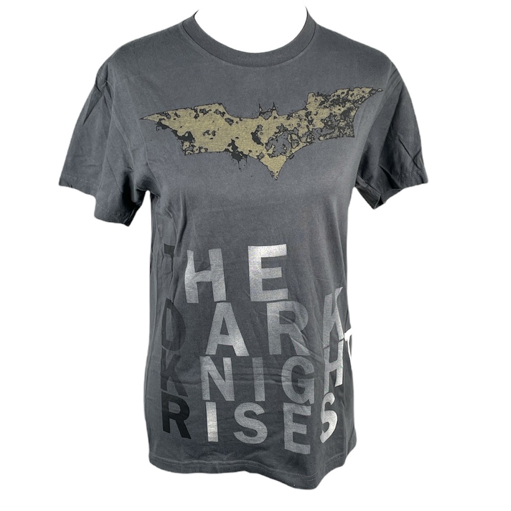 Red Tape Batman The Dark Knight Rises T-Shirt, Gray, Small